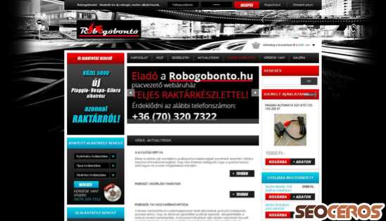 robogobonto.hu desktop náhled obrázku