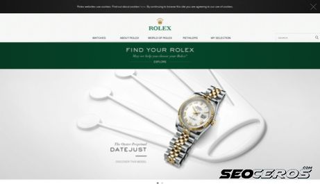 rolex.com desktop obraz podglądowy