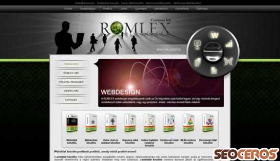 romlex.hu desktop előnézeti kép