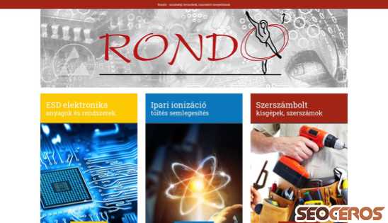 rondo.hu desktop előnézeti kép