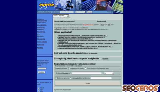 rooter.hu desktop előnézeti kép
