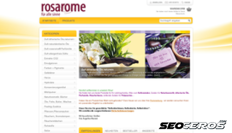 rosarome.de desktop förhandsvisning