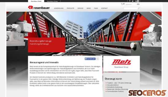 metz-online.de desktop vista previa