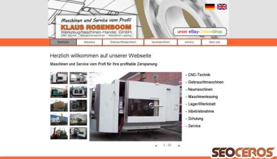 rosenboom-wzm.de desktop náhled obrázku