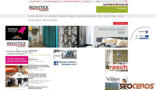 rovitex.hu desktop előnézeti kép
