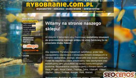 rybobranie.com.pl desktop előnézeti kép