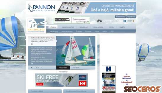 sailing.hu desktop náhled obrázku