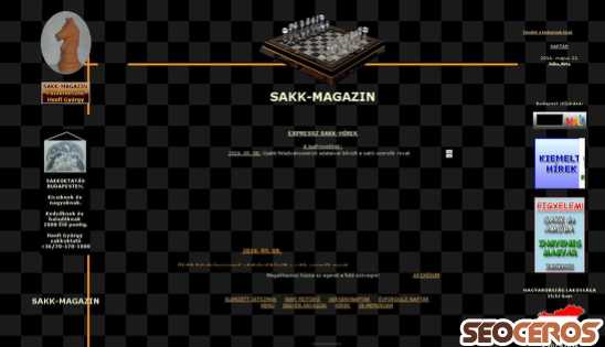 sakk-magazin.hu desktop náhľad obrázku