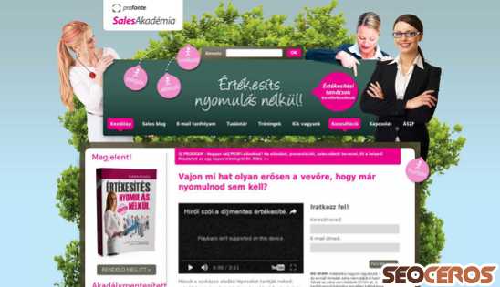 sales-akademia.hu desktop náhled obrázku
