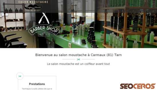 salon-moustache.fr desktop náhled obrázku