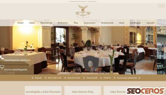 salonrestaurant.hu desktop náhľad obrázku