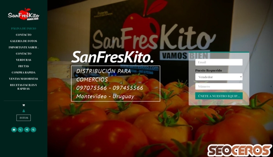 sanfreskito.com desktop előnézeti kép
