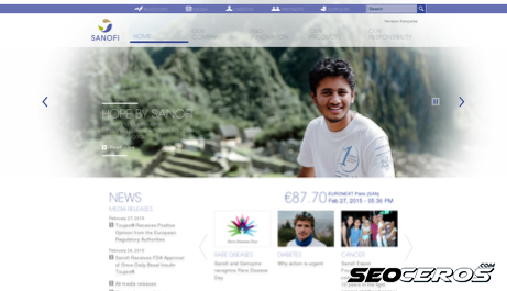 sanofi.com desktop náhľad obrázku