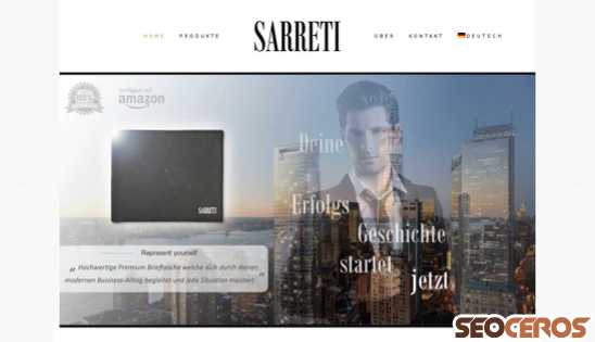 sarreti.com desktop förhandsvisning