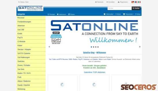 sat-online.ch desktop előnézeti kép