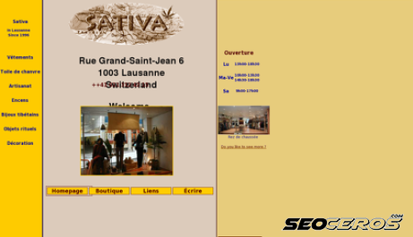 sativa.ch desktop náhled obrázku