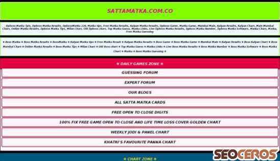 sattamatka.com.co/satkamatka desktop obraz podglądowy