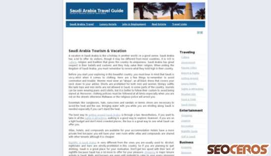saudiarabia-travel.org desktop előnézeti kép