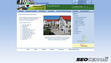 sauerlach.de desktop előnézeti kép