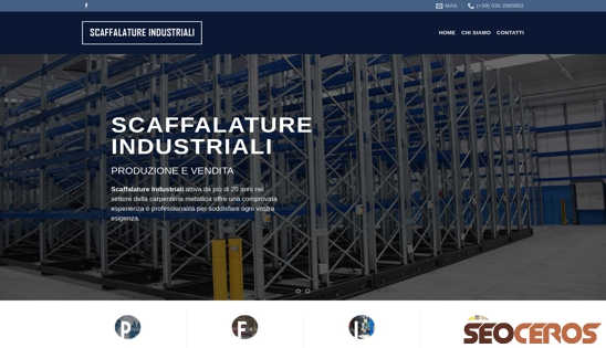 scaffalature-industriali.com desktop preview