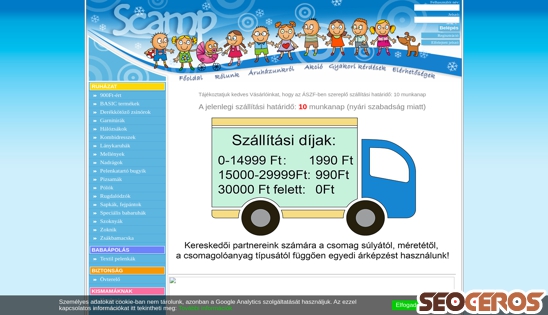 scamp.hu desktop előnézeti kép
