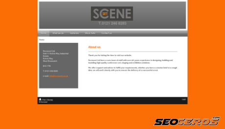 sceneset.co.uk desktop förhandsvisning