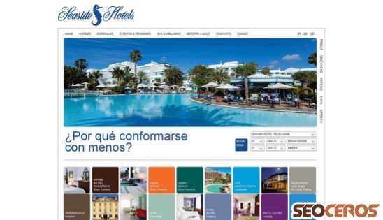 seaside-hotels.com desktop vista previa