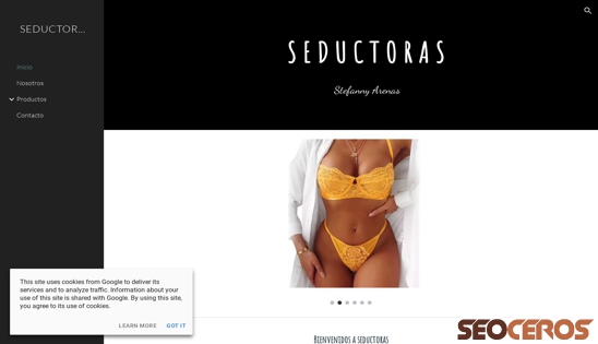 seductoras.com.co desktop előnézeti kép