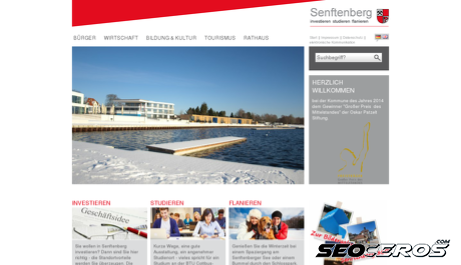 senftenberg.de desktop náhled obrázku