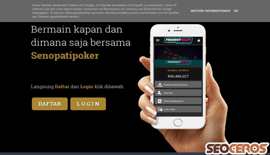 senopati-poker.xyz desktop preview