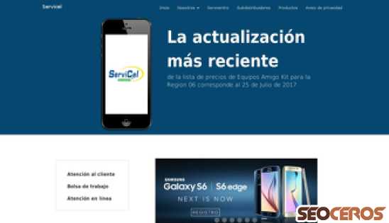 servicel.com.mx desktop náhľad obrázku