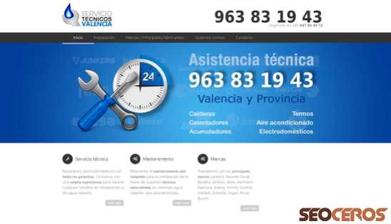 serviciotecnicosvalencia.com desktop náhled obrázku