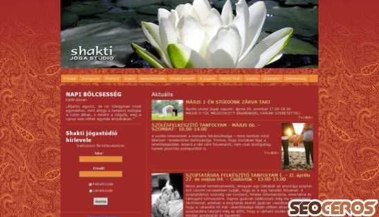 shakti.hu desktop Vista previa