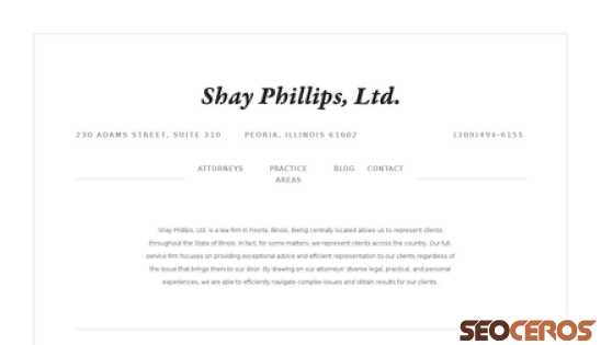 shay-law.com desktop Vista previa