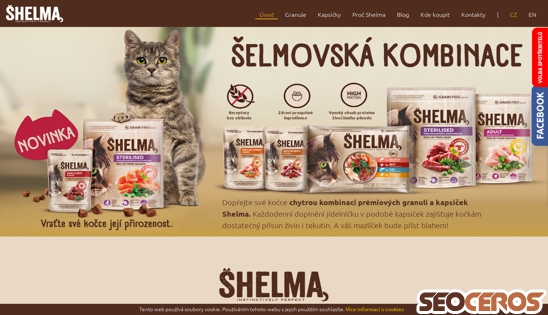 shelma.eu/cz/uvod desktop förhandsvisning
