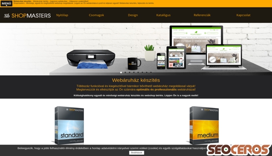 shopmasters.hu desktop náhľad obrázku