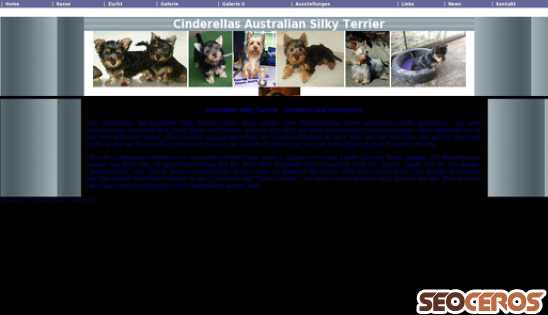 silky-terrier.info desktop förhandsvisning