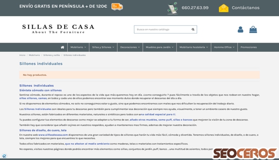 sillasdecasa.com/comprar-sillones-individuales-15 desktop náhled obrázku