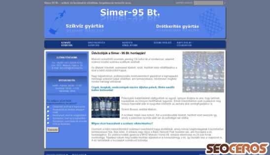 simer95.hu desktop förhandsvisning
