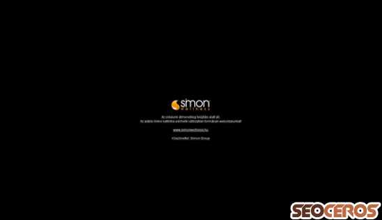 simonszauna.hu desktop obraz podglądowy