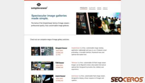 simpleviewer.net desktop náhľad obrázku
