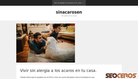 sinacarosen.com desktop preview