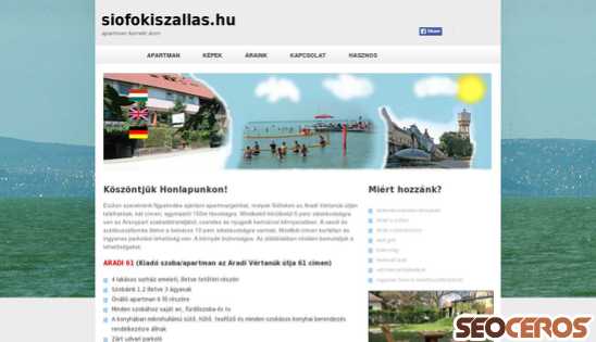 siofokiszallas.hu desktop előnézeti kép