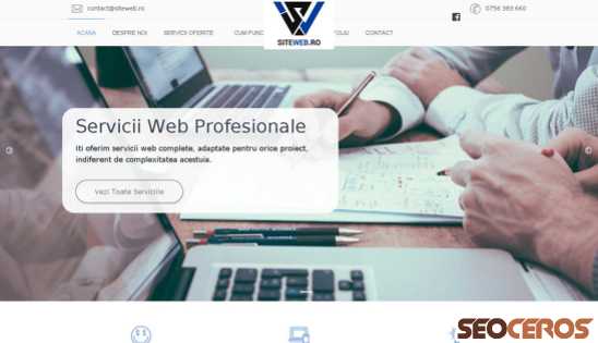 siteweb.ro desktop previzualizare