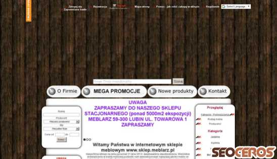sklep.meblarz.pl desktop preview