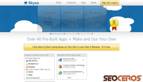 skysa.com desktop Vorschau