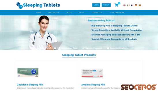 sleeping-tablets.org desktop förhandsvisning