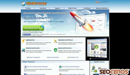 slimbrowser.net desktop 미리보기