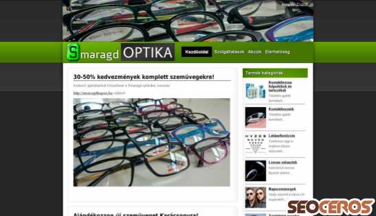 smaragdoptika.hu desktop előnézeti kép