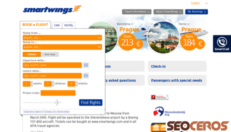 smartwings.com desktop náhled obrázku